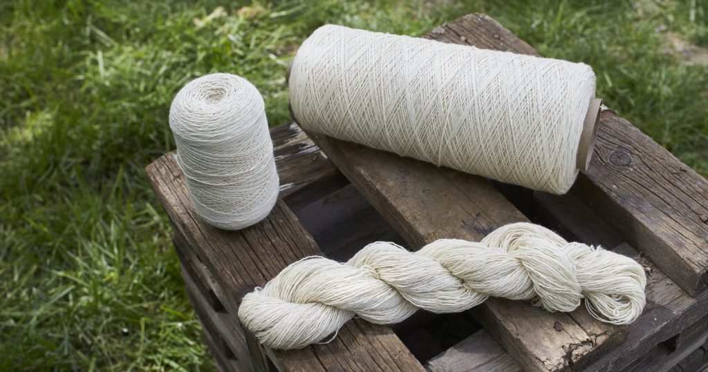 Wool Roving & Undyed Yarns